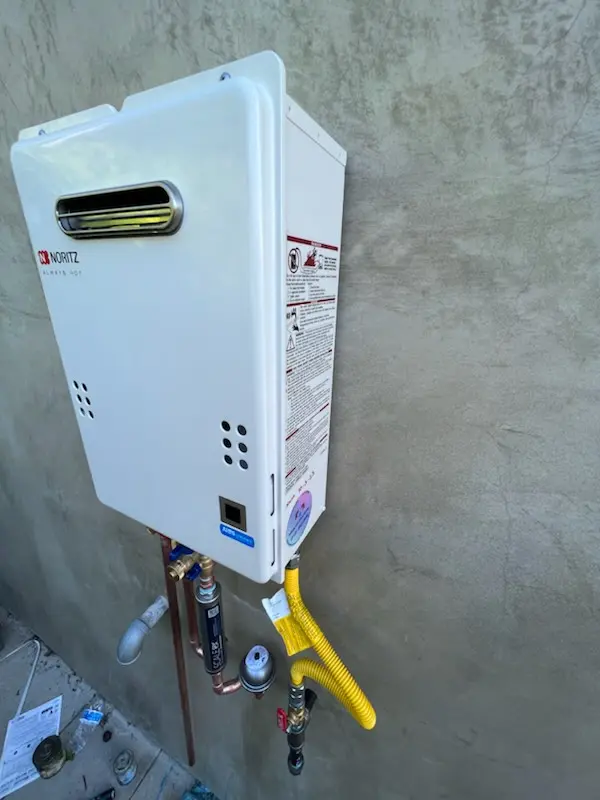 Tankless water heater installation for Myrtle homes